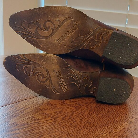 Durango Cowboy Boots W7 - Picture 2 of 4